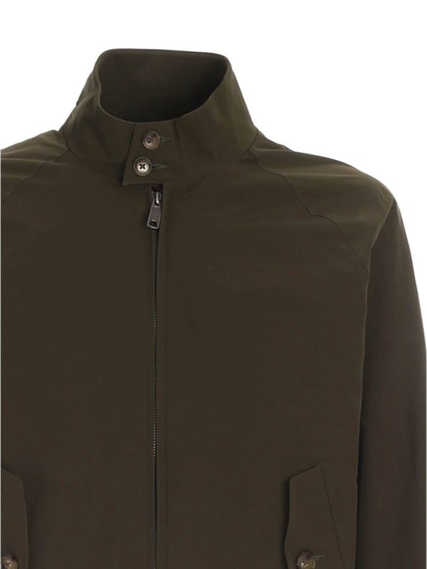 The Best Shops BARACUTA: bombers - Pockets bomber jacket in green